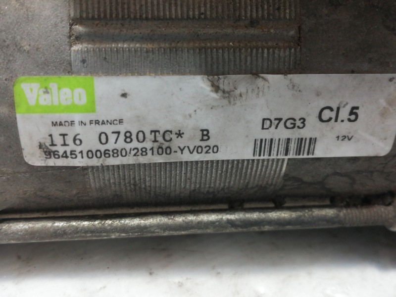 Recambio de motor arranque para peugeot 407 st confort referencia OEM IAM 9645100680 28100YV020 D7G3