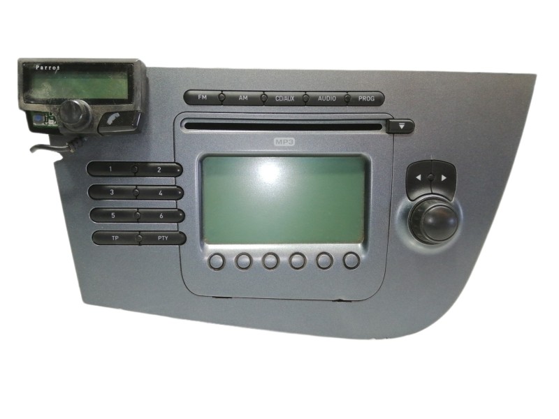 Recambio de sistema audio / radio cd para seat leon (1p1) comfort limited referencia OEM IAM W01P1035186B W01P1035186BN87 