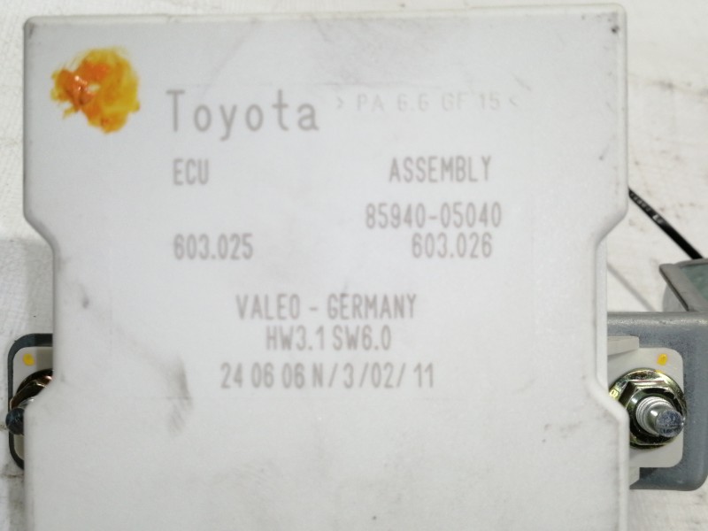 Recambio de modulo electronico para toyota avensis wagon (t25) 2.0 d-4d executive referencia OEM IAM 8594005040  