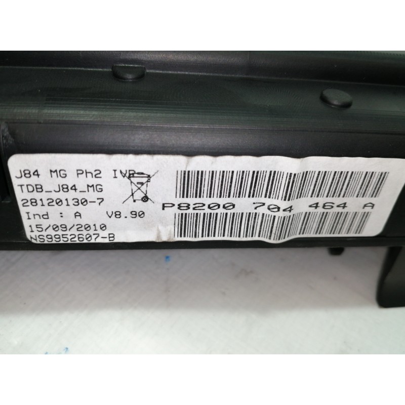 Recambio de cuadro instrumentos para renault scenic ii grand confort authentique referencia OEM IAM P8200704464A 21669396 / 2166