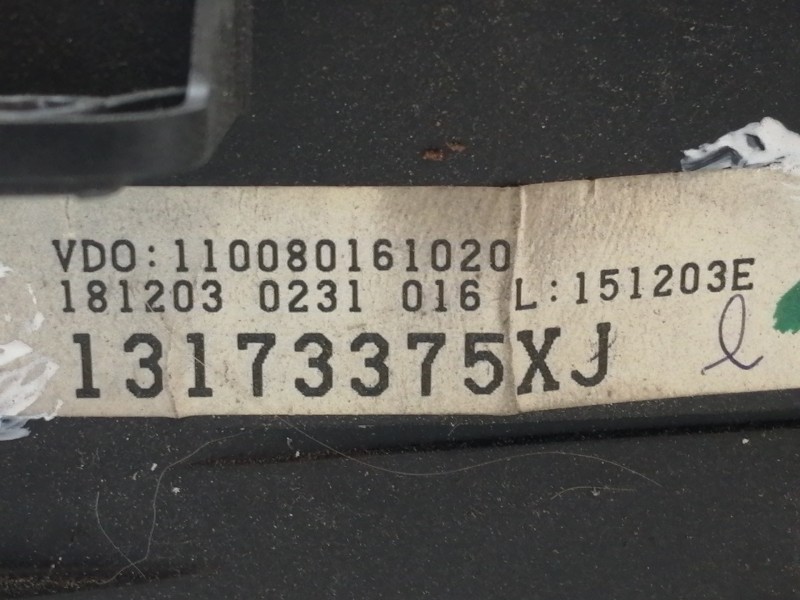 Recambio de cuadro instrumentos para opel meriva 1.7 16v cdti cat referencia OEM IAM 13173375XJ  