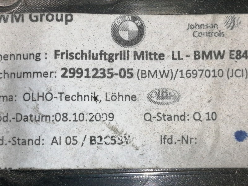 Recambio de rejilla aireadora para bmw x1 (e84) xdrive 20d referencia OEM IAM 64222991235 6131691950606 2991701AL04