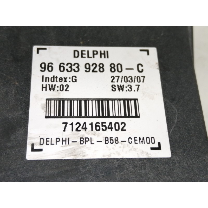 Recambio de modulo electronico para citroën c4 picasso exclusive referencia OEM IAM 9663392880C 7124165402 