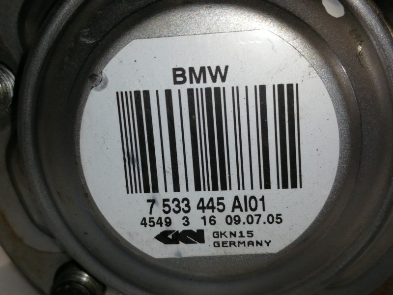 Recambio de transmision trasera izquierda para bmw serie 3 berlina (e90) 320d referencia OEM IAM 7533445AI01  
