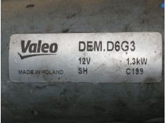 Recambio de motor arranque para peugeot 307 break/sw (s2) sw referencia OEM IAM C199 DEMD6G3  2