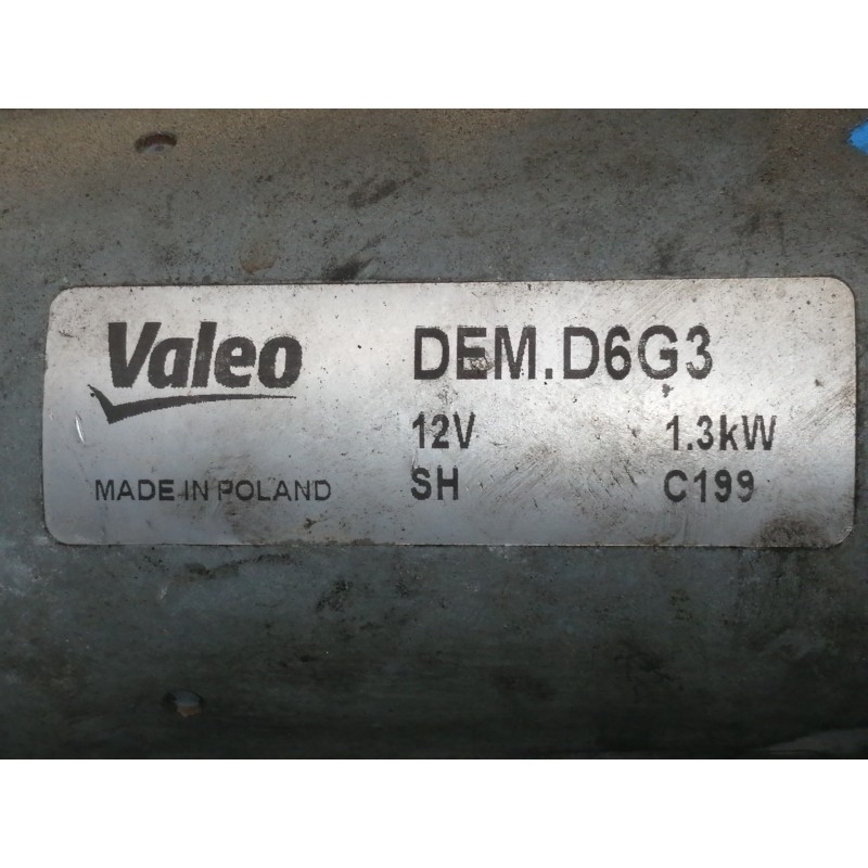 Recambio de motor arranque para peugeot 307 break/sw (s2) sw referencia OEM IAM C199 DEMD6G3 