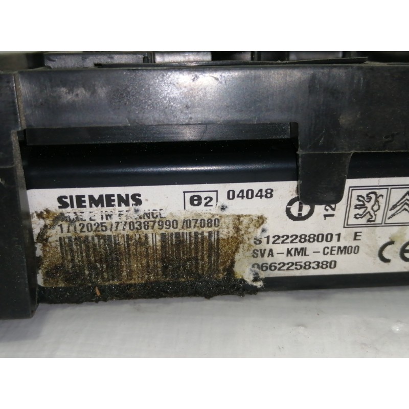 Recambio de modulo electronico para citroën c4 picasso exclusive referencia OEM IAM 9662258380 S122288001E 