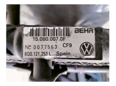 Recambio de radiador agua para skoda fabia (6y2/6y3) comfort referencia OEM IAM 6Q0121253L 150800070F  2