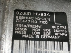 Recambio de compresor aire acondicionado para nissan qashqai (j11) acenta referencia OEM IAM 92600HV80A  GE4471407100 4471407100 2