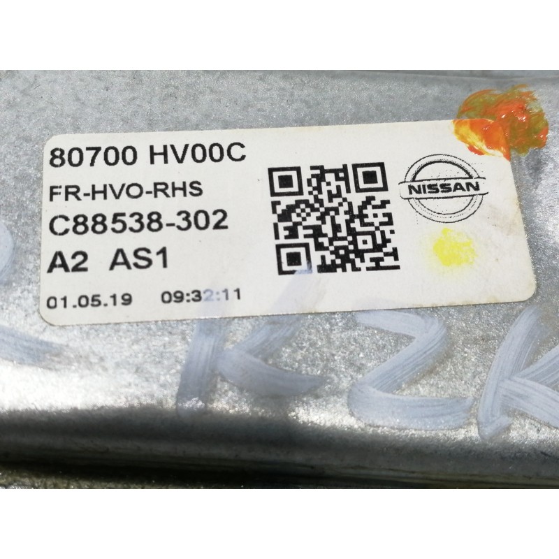 Recambio de elevalunas delantero derecho para nissan qashqai (j11) acenta referencia OEM IAM 80700HV00C C88538302 