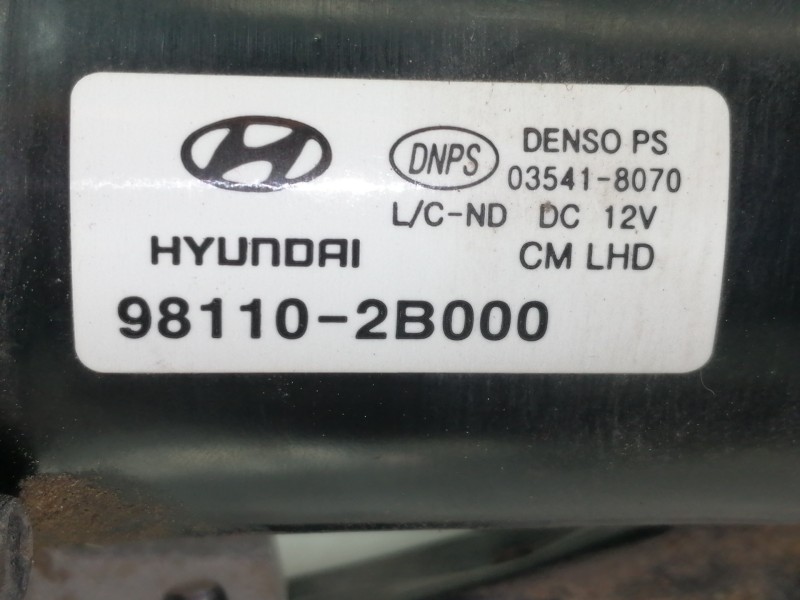 Recambio de motor limpia delantero para hyundai santa fe (bm) 2.2 crdi classic (2wd) referencia OEM IAM 981102B000 035418070 