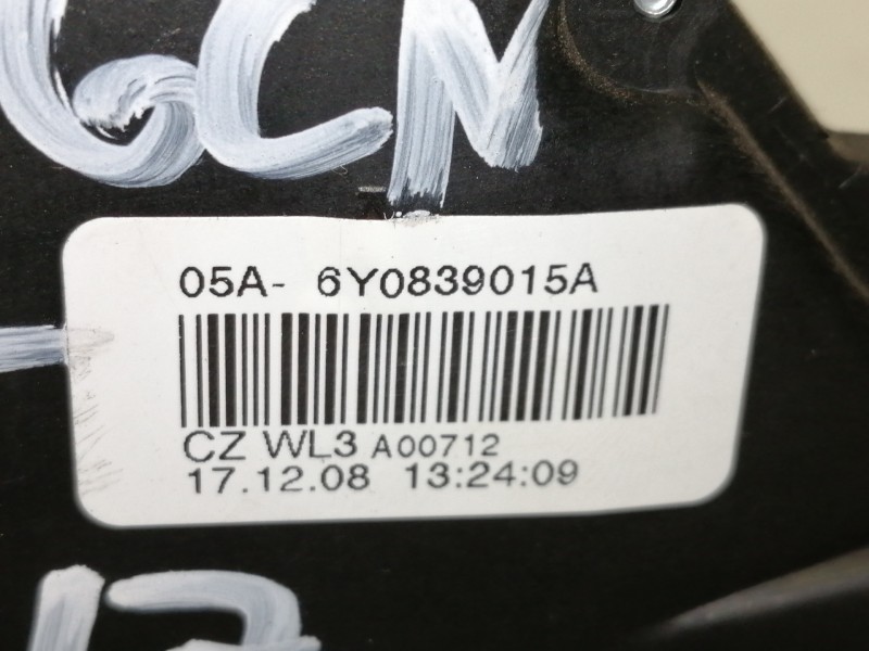 Recambio de cerradura puerta trasera izquierda para skoda fabia combi (5j5) urban referencia OEM IAM 6Y0839015A  