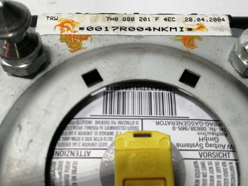 Recambio de airbag delantero izquierdo para volkswagen t5 transporter/furgoneta caja cerrada ( batalla larga) referencia OEM IAM