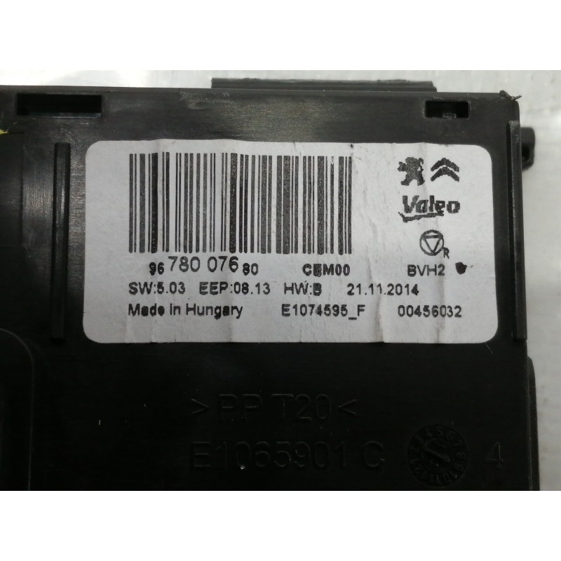 Recambio de modulo electronico para citroën c4 picasso 1.6 e-hdi fap referencia OEM IAM 9678007680 E1074595F 