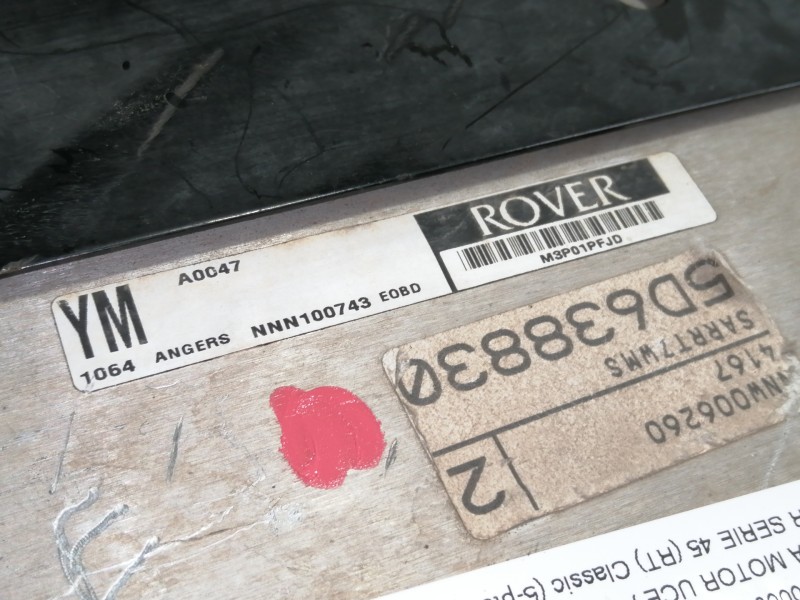 Recambio de centralita motor uce para mg serie 45 (rt) classic (5-ptas.) referencia OEM IAM NNN100743  