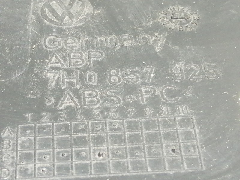 Recambio de warning para volkswagen t5 transporter/furgoneta caja cerrada ( batalla larga) referencia OEM IAM 7H0857925  