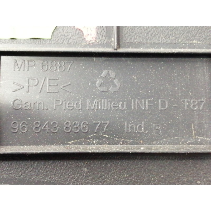 Recambio de cinturon seguridad delantero derecho para peugeot 5008 premium referencia OEM IAM 9682036580  