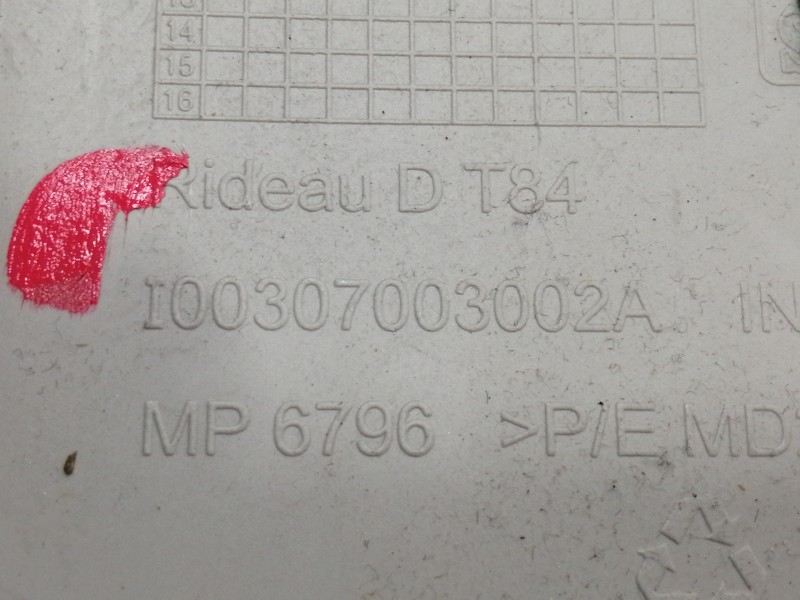 Recambio de cinturon seguridad delantero derecho para peugeot 5008 premium referencia OEM IAM 9682036580  