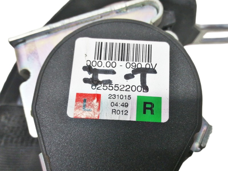 Recambio de cinturon seguridad trasero izquierdo para dacia sandero stepway ambiance referencia OEM IAM 625552200B  