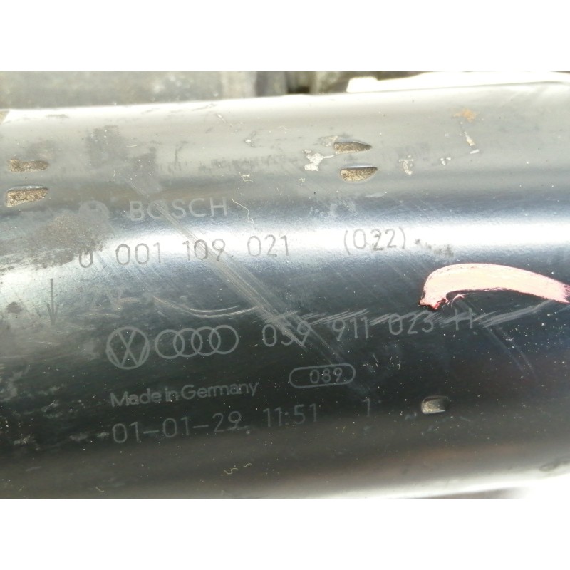 Recambio de motor arranque para audi a6 berlina (4b2) 2.5 tdi referencia OEM IAM 000109021  