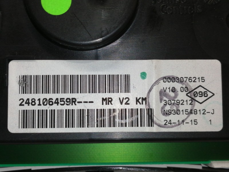 Recambio de cuadro instrumentos para dacia sandero stepway ambiance referencia OEM IAM 248106459R 0003076215 2131255