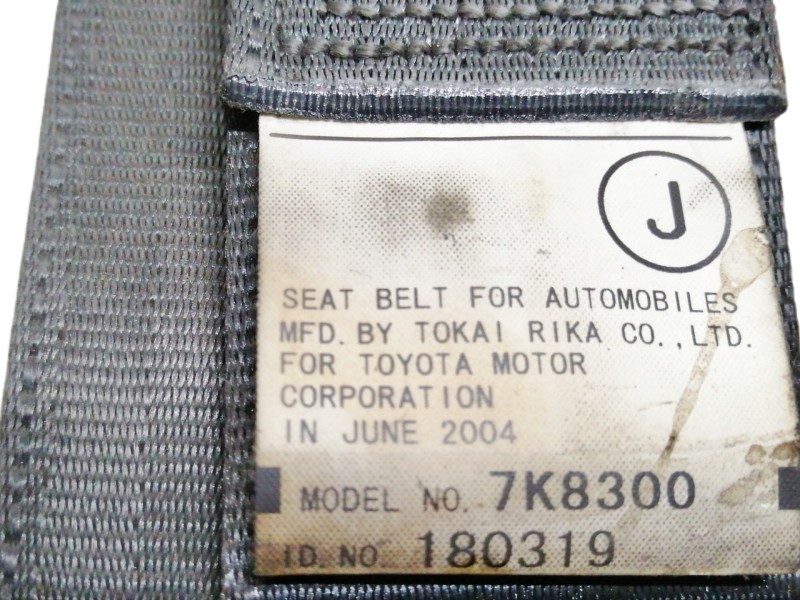 Recambio de cinturon seguridad trasero izquierdo para lexus rx 300(mcu35) luxury referencia OEM IAM 7K8300 7337048040C0 
