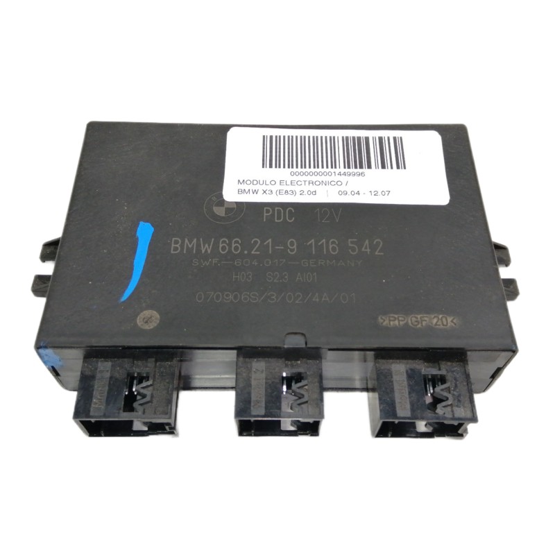 Recambio de modulo electronico para bmw x3 (e83) 2.0d referencia OEM IAM 66219116 66219116542 