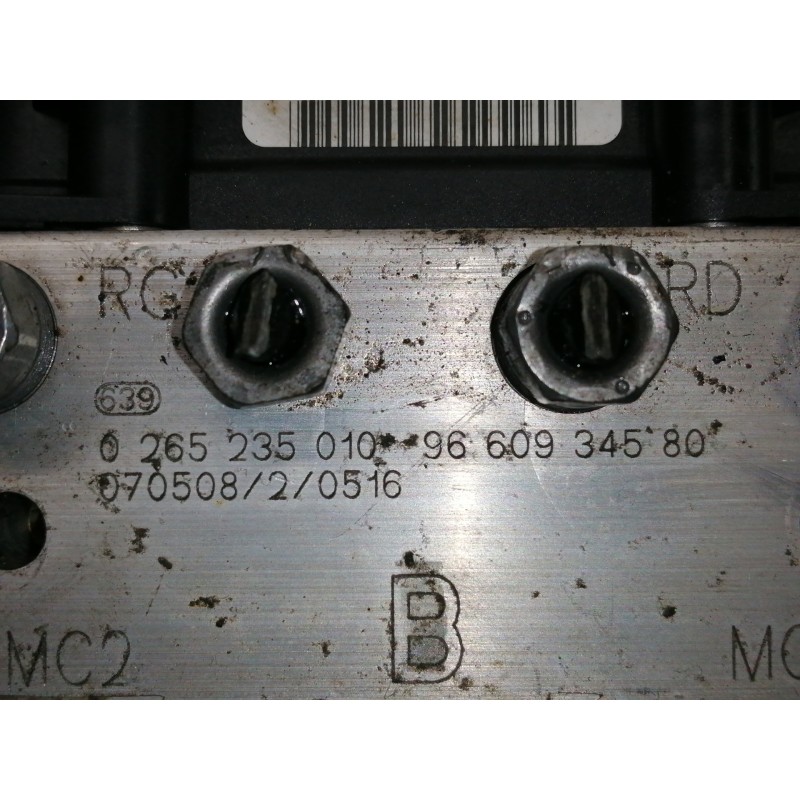 Recambio de abs para citroën c4 picasso exclusive referencia OEM IAM  0265235010 9660934580 87DPE71280516 