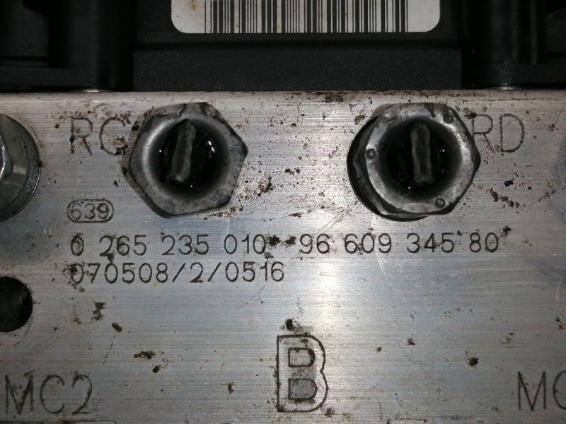 Recambio de abs para citroën c4 picasso exclusive referencia OEM IAM  0265235010 9660934580 87DPE71280516 