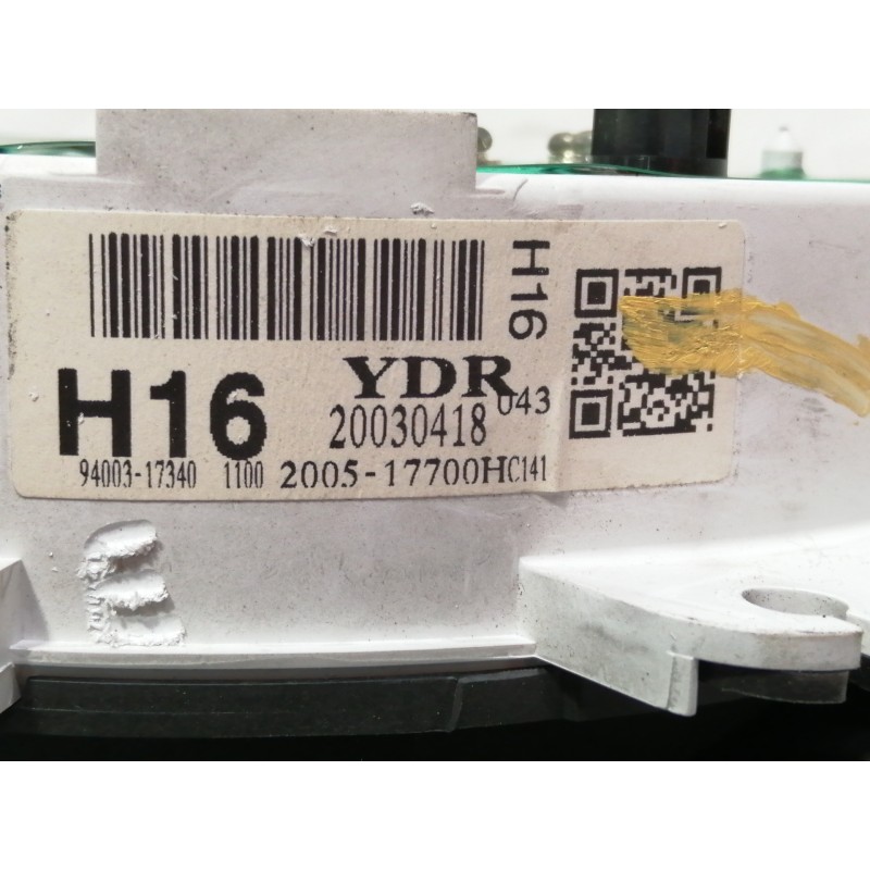 Recambio de cuadro instrumentos para hyundai matrix (fc) 1.6 gls referencia OEM IAM 9400317340 20030418 
