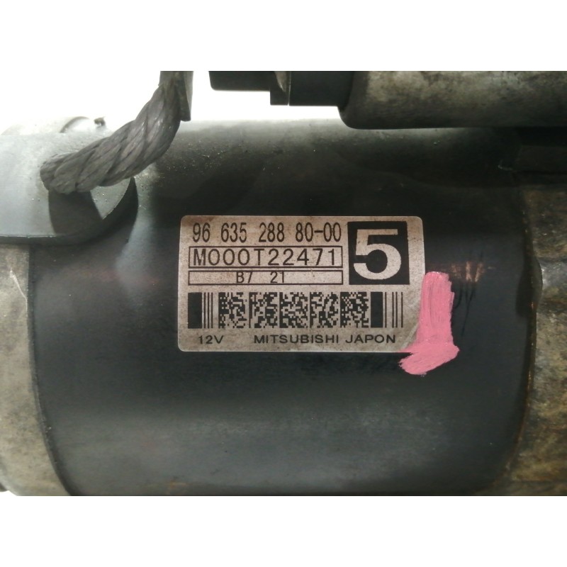 Recambio de motor arranque para citroën c4 picasso exclusive referencia OEM IAM 966352888000 M000T22471 