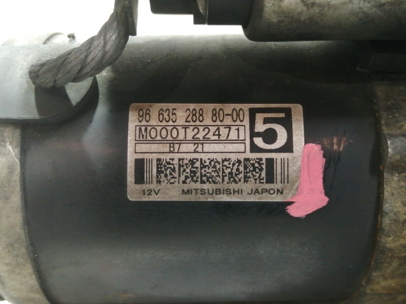 Recambio de motor arranque para citroën c4 picasso exclusive referencia OEM IAM 966352888000 M000T22471 