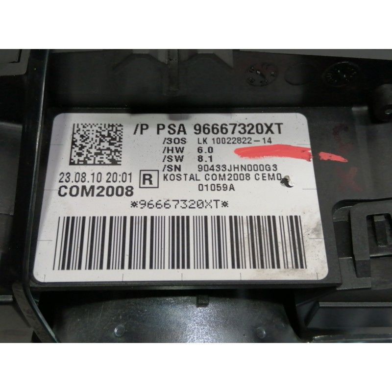 Recambio de mando multifuncion para peugeot 5008 premium referencia OEM IAM 96667320XT  