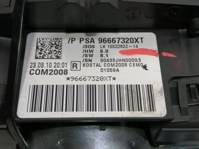 Recambio de mando multifuncion para peugeot 5008 premium referencia OEM IAM 96667320XT  