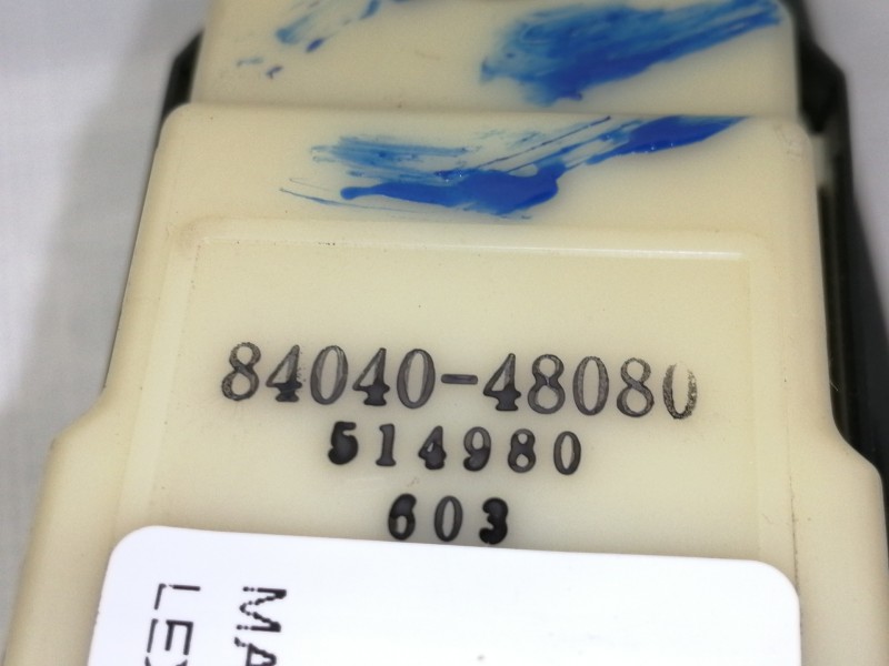 Recambio de mando elevalunas delantero izquierdo para lexus rx 300(mcu35) luxury referencia OEM IAM 8404048080 514980603 