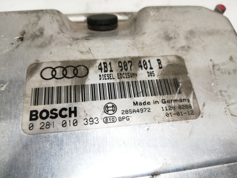 Recambio de centralita motor uce para audi a6 berlina (4b2) 2.5 tdi referencia OEM IAM 4B1907401B  