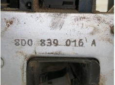 Recambio de cerradura puerta trasera derecha para audi a4 berlina (b5) 1.9 tdi referencia OEM IAM 8D0839016A 8D0839016  2
