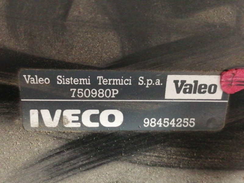 Recambio de calefaccion entera normal para iveco camion 60e12 lm3c6012 referencia OEM IAM 750980P 98454255 