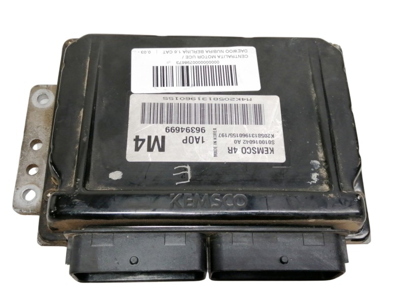 Recambio de centralita motor uce para daewoo nubira berlina 1.6 cat referencia OEM IAM 96394699  
