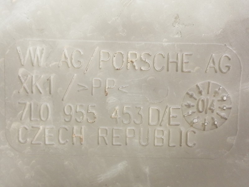 Recambio de deposito limpia para volkswagen touareg (7la) tdi r5 referencia OEM IAM 7L0955453D 7L0955453E 