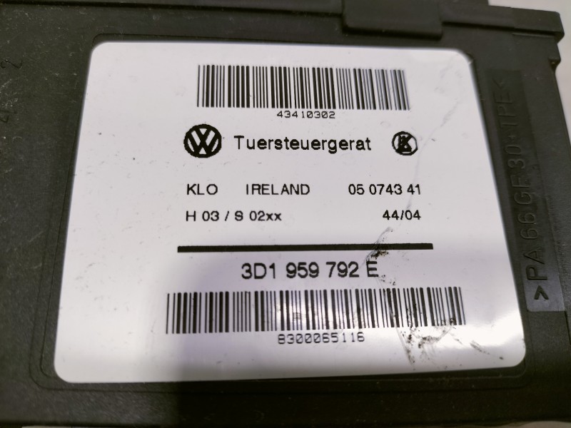 Recambio de elevalunas delantero derecho para volkswagen touareg (7la) tdi r5 referencia OEM IAM 3D1959792E 0130821765 ELECTRICO