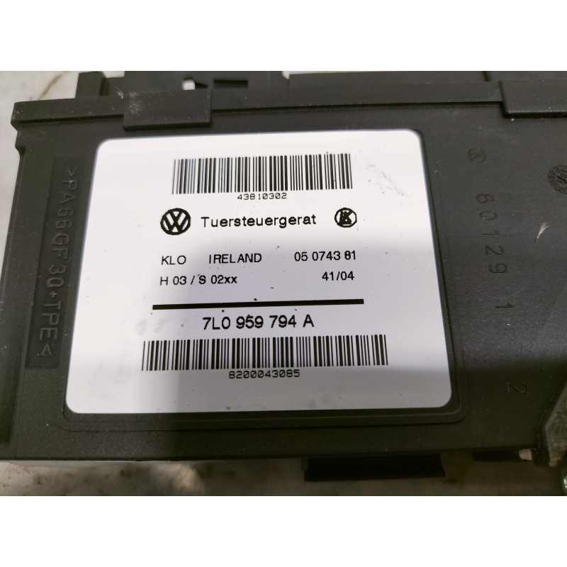 Recambio de elevalunas trasero derecho para volkswagen touareg (7la) tdi r5 referencia OEM IAM 7L0959794A 0130821764 ELECTRICO