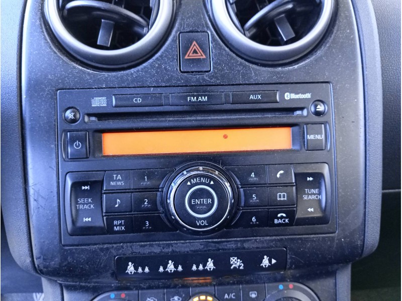 Recambio de sistema audio / radio cd para nissan qashqai+2 (jj10) acenta referencia OEM IAM 28185JD05A PN3001FA 