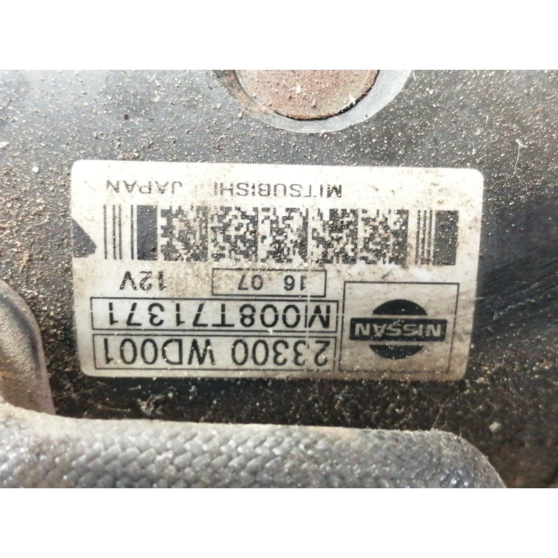 Recambio de motor arranque para nissan almera (n16/e) acenta referencia OEM IAM 23300WD001 M008T71371 