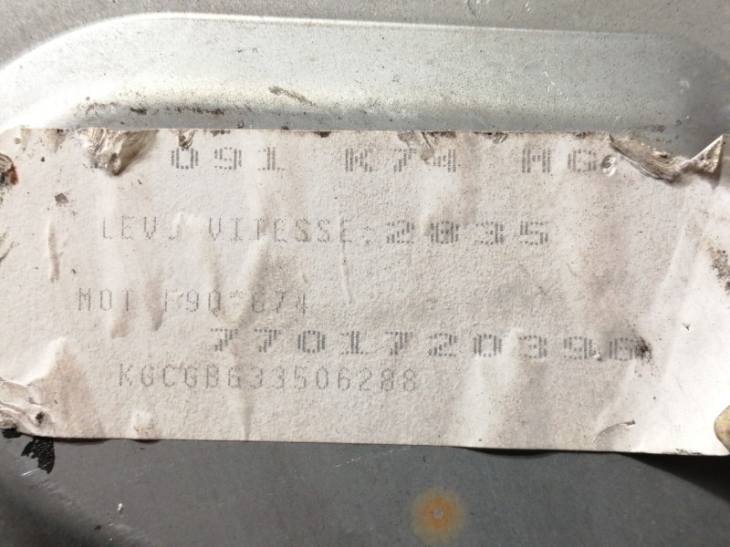 Recambio de varillaje cambio para renault laguna ii grandtour (kg0) dynamique referencia OEM IAM   