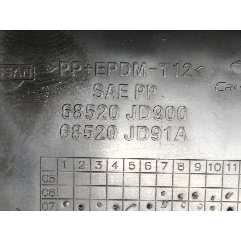 Recambio de guantera para nissan qashqai (j10) acenta referencia OEM IAM 68520JD900 68520JD91A P10810A7750003