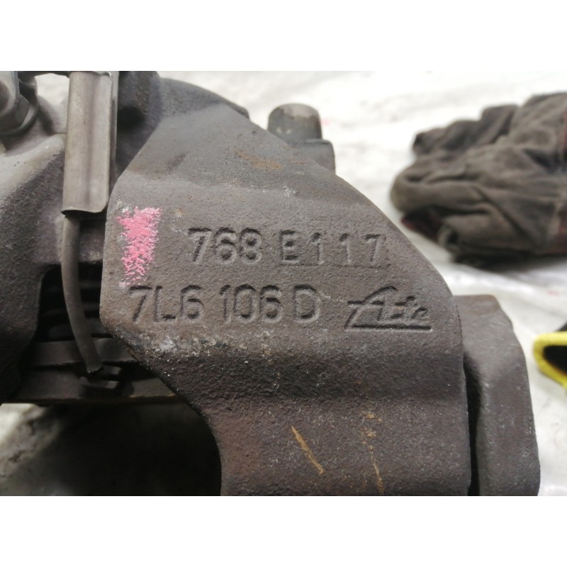 Recambio de pinza freno delantera derecha para volkswagen touareg (7la) tdi r5 referencia OEM IAM 768E117 7L6106D 