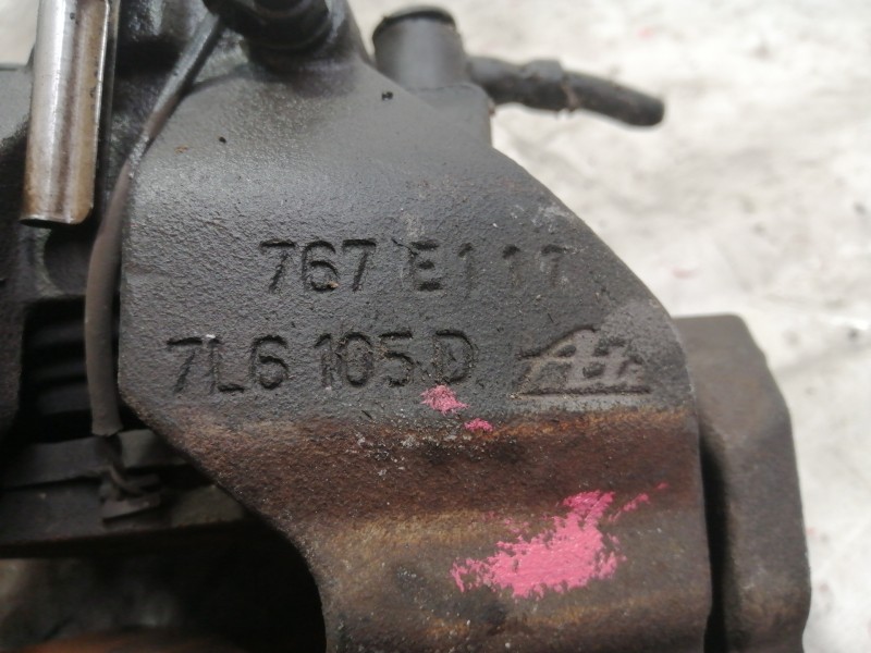 Recambio de pinza freno delantera izquierda para volkswagen touareg (7la) tdi r5 referencia OEM IAM 767E117 7L6105D 