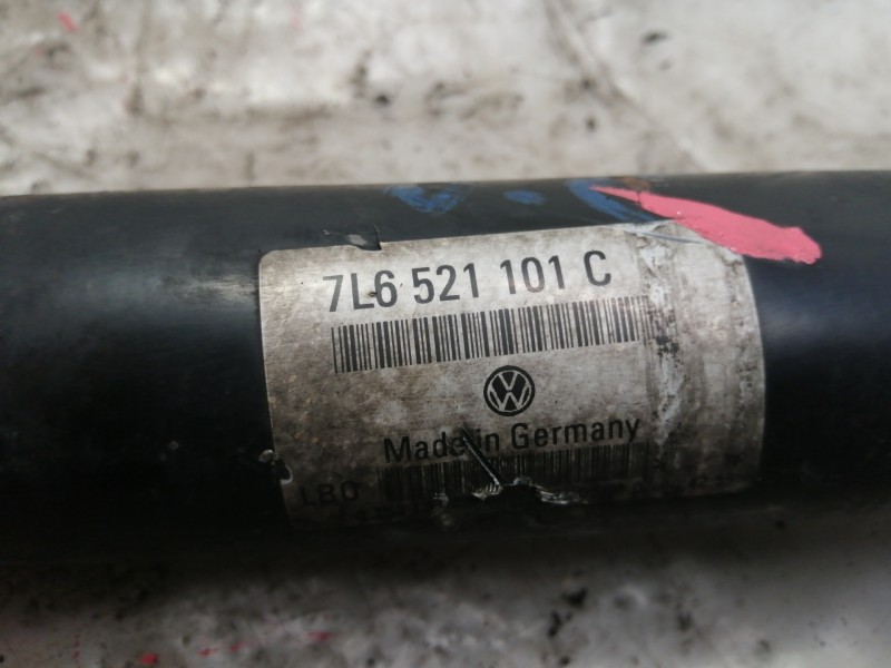 Recambio de transmision central delantera para volkswagen touareg (7la) tdi r5 referencia OEM IAM 7L6521101C  