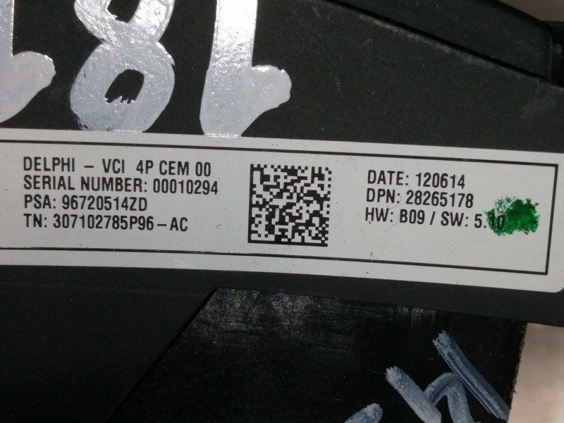 Recambio de mando volante para citroën c4 lim. collection referencia OEM IAM 96720514ZD 000102594 / 307102785P96AC 28265178